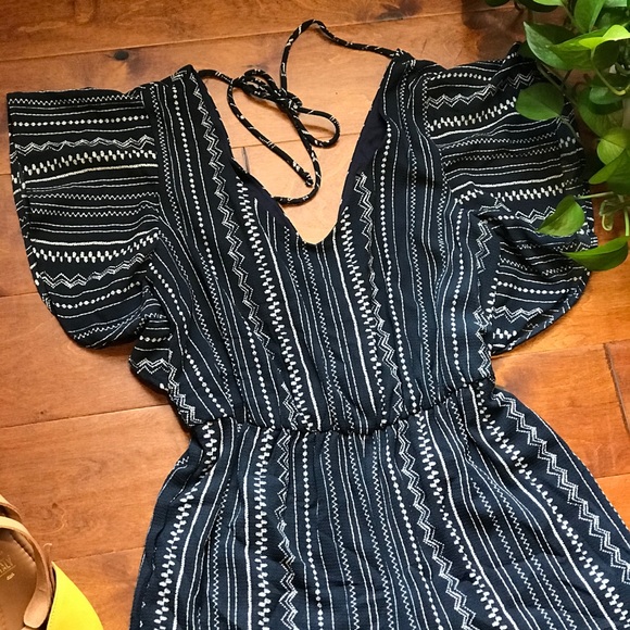 Navy & White Jumpsuit - Picture 2 of 8